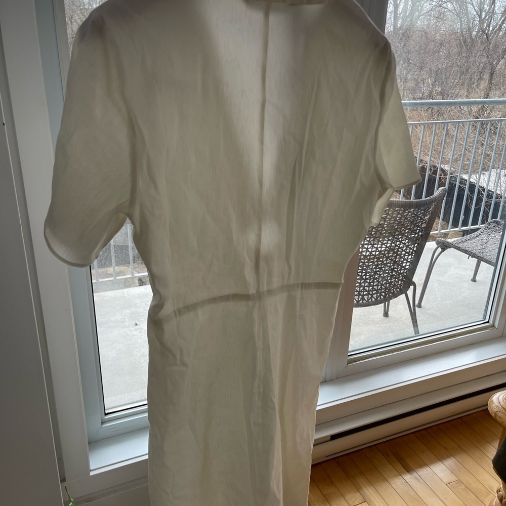 SHORT DRESS WITH METAL RING DETAIL - Picture 9 of 11